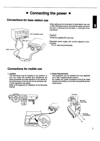 Alinco DR-610T/E Instruction Manual: Comb bound & Protective Plastic covers