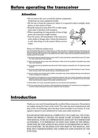 Alinco DR-620T/E Instruction Manual
