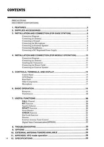 Alinco DX-801 Instruction Manual