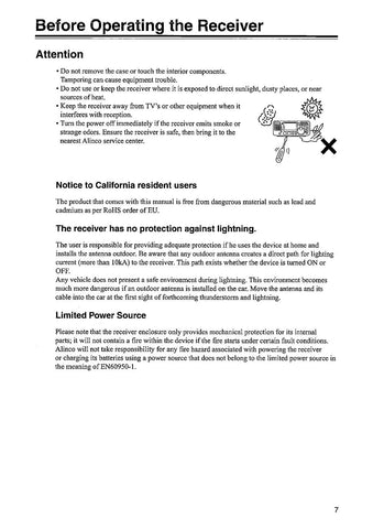 Alinco DX-R8T/E Instruction Manual