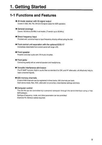 Alinco DX-R8T/E Instruction Manual