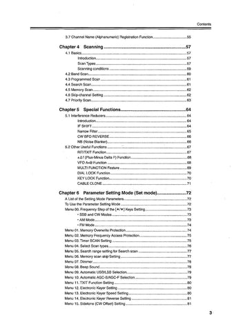 Alinco DX-SR9 Instruction Manual