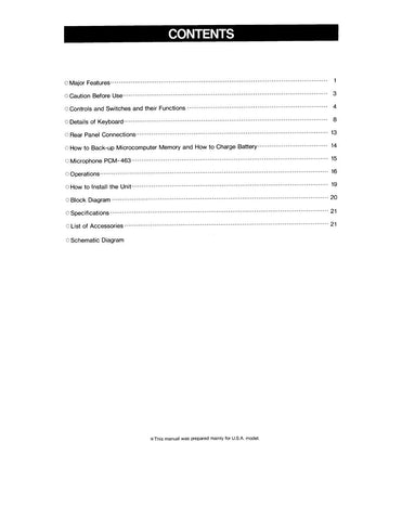 AZDEN PCS-4000 Instruction Manual