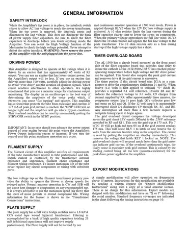 Ameritron AL-1500 Instruction Manual
