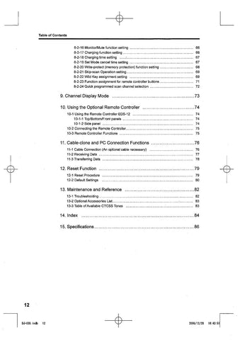 Alinco DJ-X30T Instruction Manual